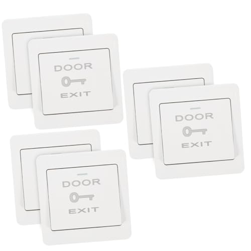Botón timbres cubrir cubierta con panel de interruptor triple para placas de acceso