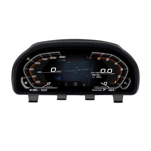 Grupo de instrumentos CarPlay para BMW F03 F04 F10 con velocímetro LCD premium