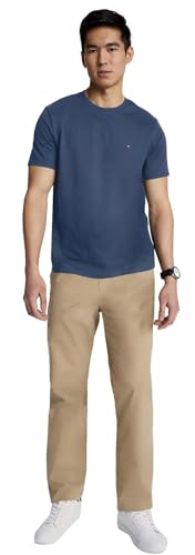 Image of Tommy Hilfiger Men's Stretch Jersey Crew Neck T-Shirt Gray