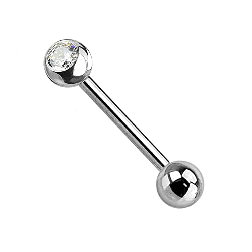 WARRIOR Sterile Barbell Tongue Piercing Body Jewellery 14G Surgic...