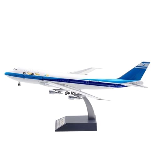 Modelo de avión Boeing 747 El Al a escala 1/200 con acabados de alta fidelidad