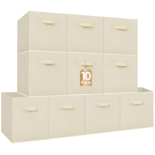 STORAGE MANIAC Storage Cubes, 13 Inch Collapsible Storage Bins with