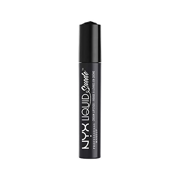 NYX PROFESSIONAL MAKEUP Liquid Suede Cream Lipstick - Alien (Black)
