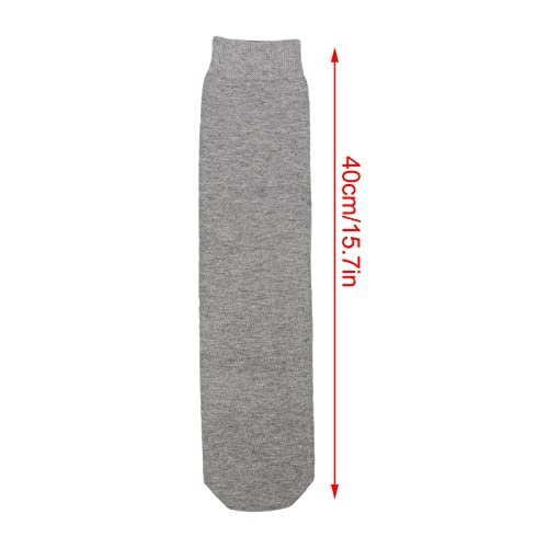 Uxsiya 5Pcs Stump Shrinker Breathable Thicken Cotton Elastic Sweat Absorption Ideal for Stump Suitable as Prosthetic Amputee Socks (L)