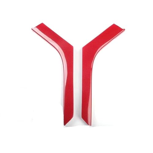 Garniture intérieure Range Rover Evoque en carbone rouge style luxe - 2