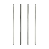 スチールラック ラック ポール カスタム パーツ [ポール経 25mm] 追加 部品 長さ90cm 4本 パーツ 長さ90cm 防サビ 収納棚 スチール棚 オープン ワイヤー ラック