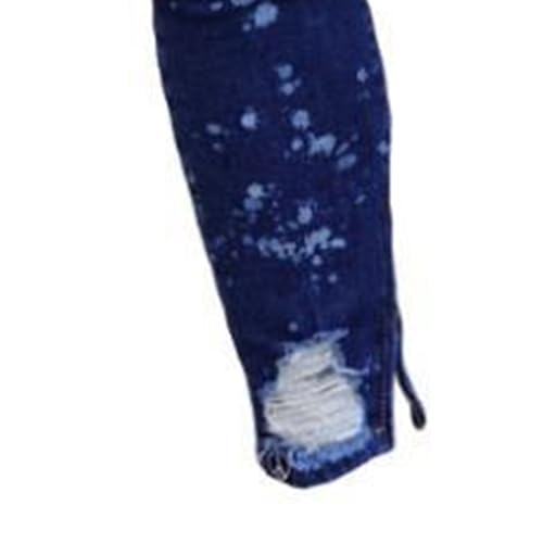 Jean déchiré coupe ajustée homme idéal pour un look de créateur décontracté - 6
