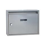 Moderne Briefkästen Moderner Briefkasten Aus Gebürstetem Edelstahl for Wände, Robuster Zur Wandmontage Briefkasten Sammelbox(G)