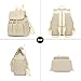 Ecohaso Mini Backpack Purse for Women, Small Nylon Backpacks Purse Ladies Backpacks Women Cute Mini Travel Daily College Bag (Black)