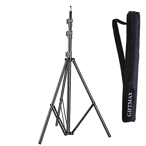 Image of GiftMax 9FT Light Stand Photo Video Studio Lighting Photography 9 Feet Stand with Free Bag