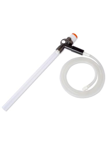 SEIWEI Aquarium Gravel Cleaner Fish Tank Kit Long Nozzle Water Changer for Water Changing and Filter Gravel Cleaning with Air-Pressing Button and Adjustable Water Flow