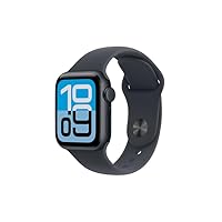 Apple Watch SE 3 GPS + Cellular, Cassa 40 mm in alluminio mezzanotte con Cinturino Sport mezzanotte...