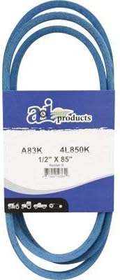 Pix A & I Products Blue Kevlar V-Belt with Kevlar Cord - 85in.L x 1/2in.W, Model# A83K/4L850K