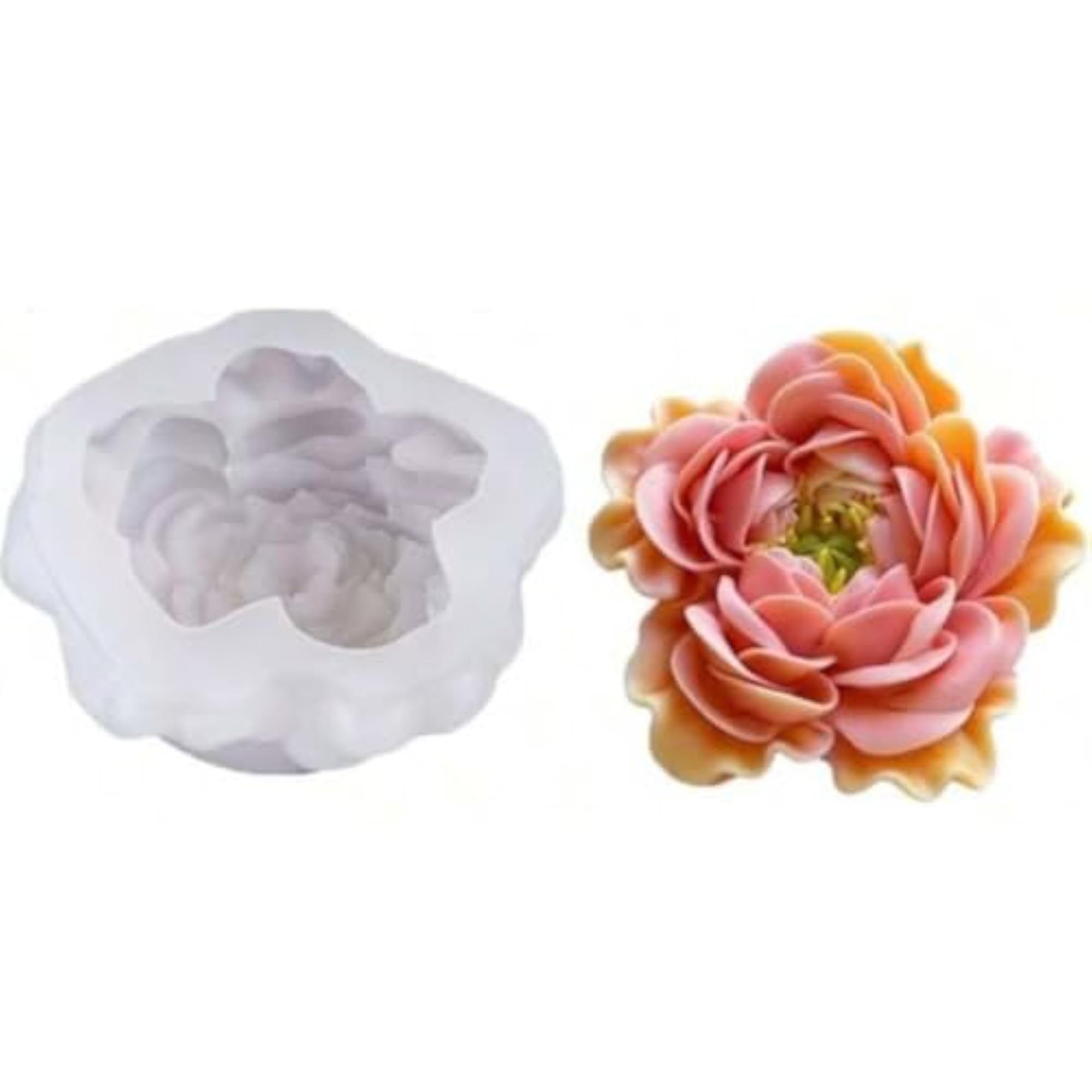 Lotus Flower Silicone Candle Mold for Candle Making