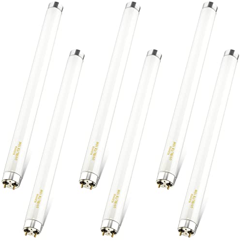 6 Pack Bug Zapper Replacement Lamp Bulb Light Tube Bug Zapper Bulb 10W Bug Zapper Light Bulb Fluorescent Tubes For Mosquito Insect For 20W Electronic Bug Zapper Bug Indoor Outdoor Use 13.78 X 1 Inch #TOP14