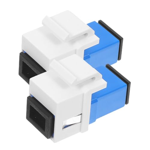 VILLCASE 2pcs Fiber Optic Adapter Module with PC Material for Highspeed Transmission and Versatile Compatibility, Suitable for Office and Server Use, Professional Grade Optical Connector