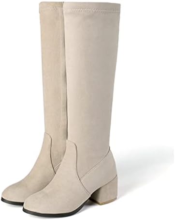 Amazon.com: Botas de motocicleta para mujer, resistentes al desgaste, con  cremallera, tacón de bloque, para uso diario, casual, para fiesta, botas  altas suaves hasta la rodilla : Ropa, Zapatos y Joyería