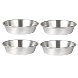 Plats à condiments ronds – fabriqués en acier inoxydable, sûrs et adaptés à la trempette