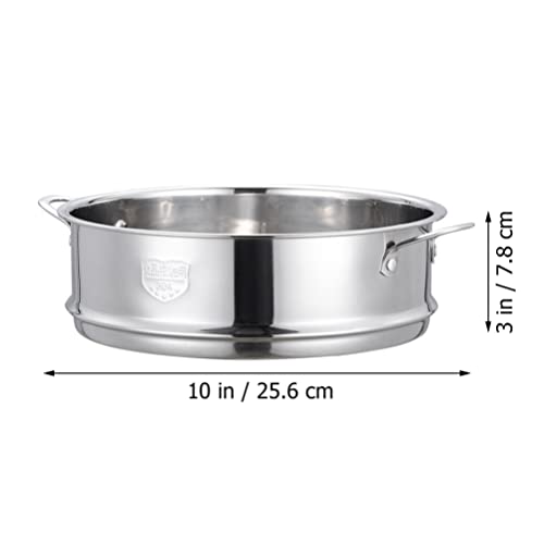 Insertar sartenes de acero inoxidable con cesta perforada plata 3