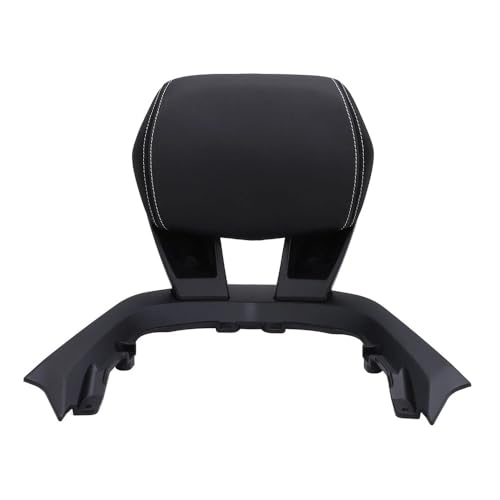 Dossier passager moto Xmax 300 anti fatigue lombaire en cuir PU noir