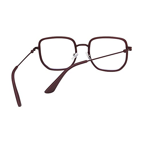Image of HomeSoGood Classic Square Blue Light Blocking Glasses for Women Men,Stylish Metal Frame Computer Glasses non-Glare Eye Accessories