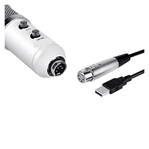 Microphone USB à condensateur avec trépied pour PC et Mac