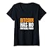 Damen Bitcoin hat keine physische Form Bitcoin is The Future T-Shirt mit V-Ausschnitt