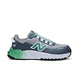 New Balance Fresh Foam Cremorne Composite Toe Safety Shoes for Men - Non Slip, Electrical Hazard - Wide Fit, Green, Low Rise