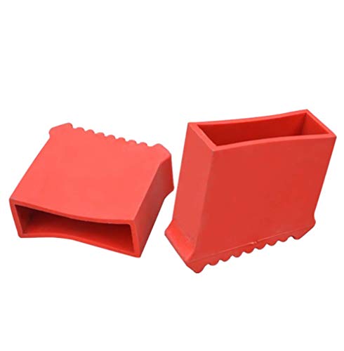 Telescoping Ladder Non Slip Feet Mat/Horizontal Stair-Style Cap/Shoe Kit/Foot Pads/Extension Ladder Parts/Cushion Cover Security Bumpers Accessories Replacement Kit(2Pcs) (inside diameter 50mmX29mm)