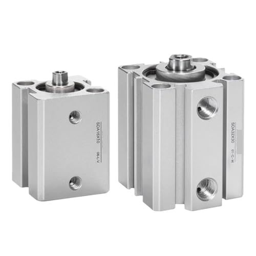 Cylindre pneumatique double effet SDA 16 mini vérin de guidage machine