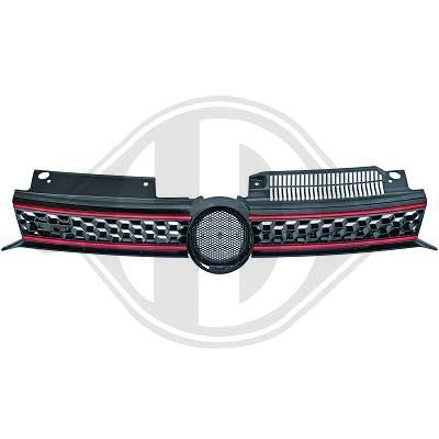 2215840 Grille de calandre pour V. Golf 6 GTI de 2008 a 2012 Look Origine