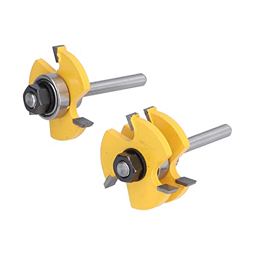Fresa Em Forma de T de Aço de Alta Velocidade Corte Suave para Carpintaria Design de 3 Dentes para J