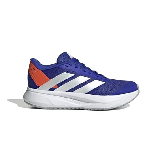 adidas Duramo SL Shoes Kids, Zapatillas para Correr Unisex niños, Lucid Blue Zero Met Impact Orange, 38 2/3 EU