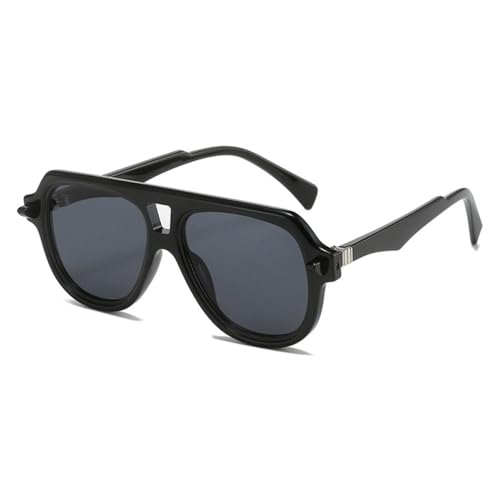 Lunettes de soleil à double pont UV400 pour homme et femme style tendance