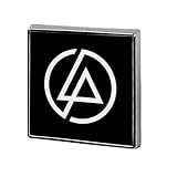 ピンバッジ リンキンパーク ブローチ 徽章 ボタンブローチ 缶バッジ 合金製 襟章 アクセサリー 正方形 お洒落 軽量 人気