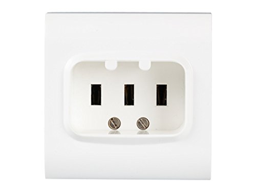 Legrand 192427 Wall, Plug for Tomas 3 Feet Color, White - Image 2
