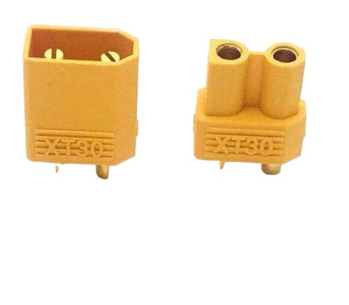 Fiche XT30 connecteur mâle femelle pour batterie LiPo de modèle réduit RC 100 paires