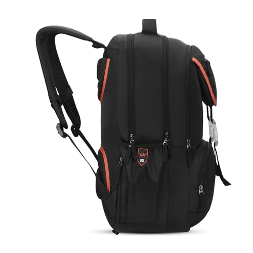Image of Skybags Sizzler Pro 39L Casual Backpack for Boys & Girls with 3 Compartments & Adjustable Strap | Insulated Tiffin Pouch | Rain Cover | Aer-Zone Back Panel | Perfect for School & Travel - Unisex