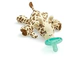 Philips AVENT Soothie Snuggle Pacifier Holder with Detachable Pacifier, 0m+, Giraffe, SCF347/01-1 Count (Pack of 1)
