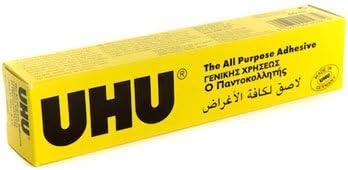 UHU All Purpose Adhesive Glue 125ml Boxed [Pack of 5 Tubes]