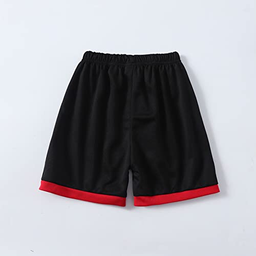 Image of Toddler Kids Sports Shorts Set Baby Boys Girls Jerseys 2 Piece Basketball Tank Top Mesh Shorts Set
