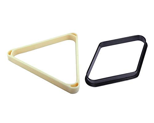 JBB Combo of Snooker Heavy Plastic Triangle & Pool 9 Ball Frame Black-image-31