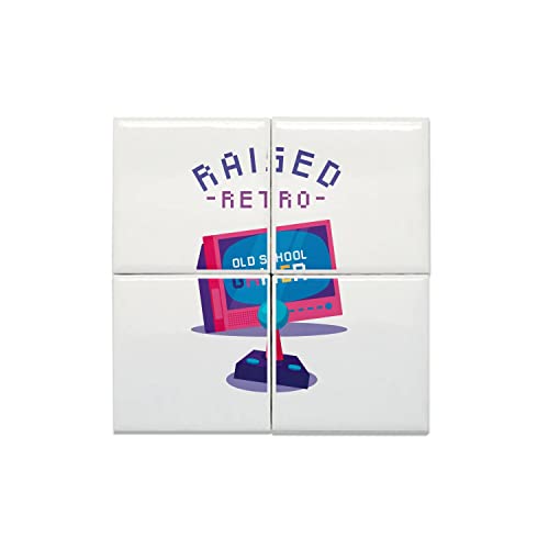 Carreaux Ceramique Decoratif 20x20 Raised Retro Gaming Vintage