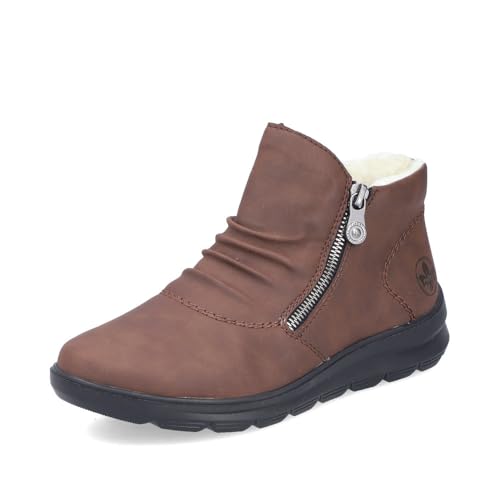 Rieker Botas clásicas para mujer Z0051, botas de mujer, con plantilla suelta, Braun 24, 40 EU