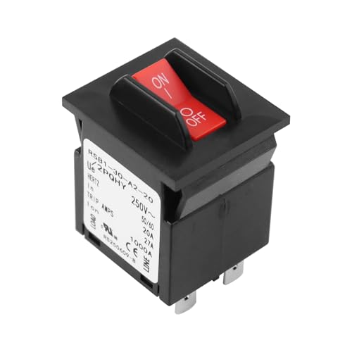 Zorqon 20 AMP Generator Circuit Breaker, Replaces for 202030GS 191479DGS 209181G, Circuit Breaker Compatible with Briggs & Stratton Engine