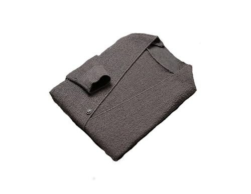 Mens Casual Long Sleeve Button Knit Solid Color Cardigan Sweaters