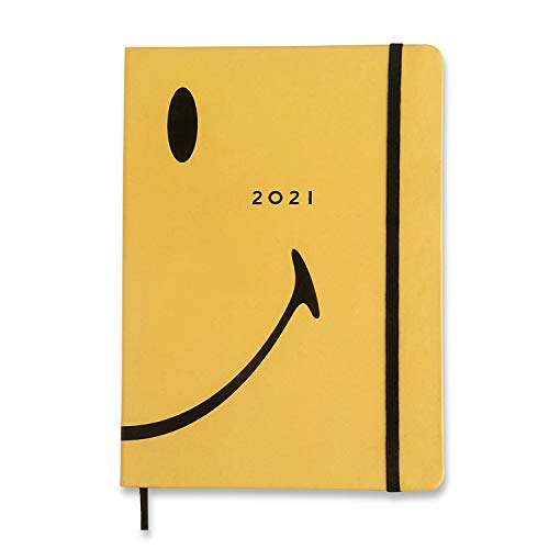 Agenda Planner Cicero 2021 Smiley Semanal 14x21 (Média) Amarelo 3601