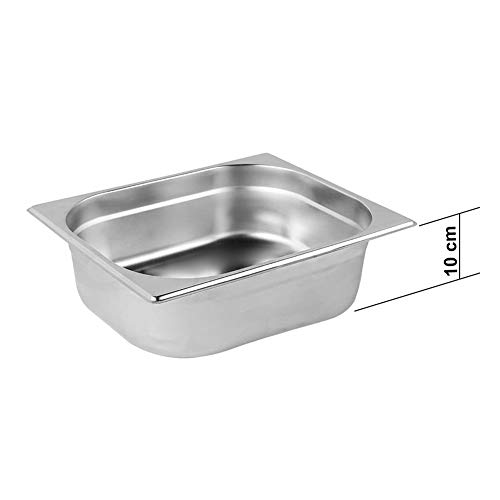 AIZHIYI Fritadeira Elétrica Profissional 1 Cuba 5 Litros Aço Inox 110V, 2500W