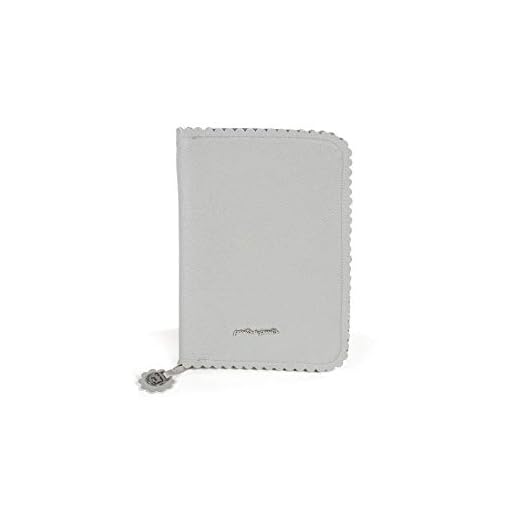 Pasito a Pasito. Libro de Nacimiento Biscuit. Funda Portadocumentos de Bebé con bolsillos y cremallera. Eco-leather tipo vacuno Color Gris. Medidas: 18 X 26 X 1,5 cm.