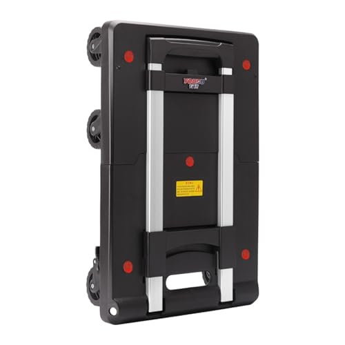 Carretilla plegable portátil de mano con 6 ruedas y freno miniatura 1